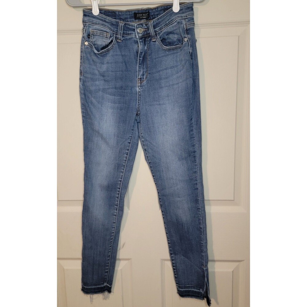 Judy Women's Blue Jeans 5/27 Distressed Denim